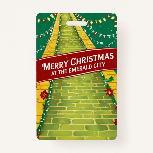 Frohe Weihnachten Smarald City Ausweis (Vorderseite)