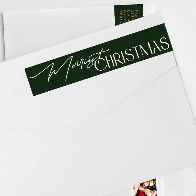 Frohe Weihnachten Smarald Green Rücksendeadresse (Von Creator hochgeladen)