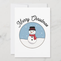 Frohe Weihnachten Snowman