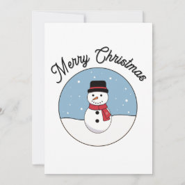 Frohe Weihnachten Snowman