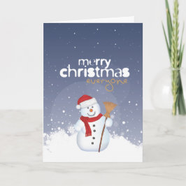 Frohe Weihnachten Snowman