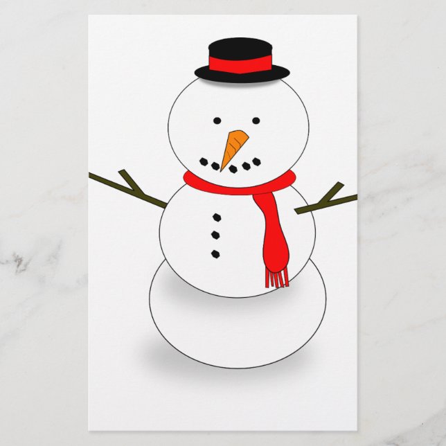 Frohe Weihnachten Snowman (Vorderseite)