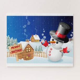 Frohe Weihnachten Snowman