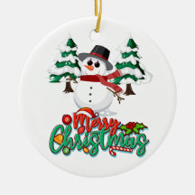 Frohe Weihnachten Snowman