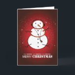 Frohe Weihnachten Snowman Music<br><div class="desc">Frohe Weihnachten Snowman Musik Frohe Weihnachtsfeiertage T - Shirt, Tragetaschen, Grußkarten, Postkarten, Magnete, Stickers und vieles mehr.</div>