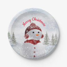 Frohe Weihnachten Snowman Party