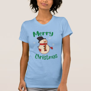 Frohe Weihnachten Snowman T - Shirt