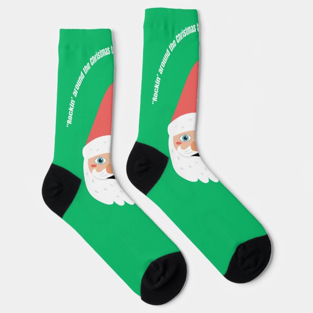 Frohe Weihnachten Socken (Rechts)