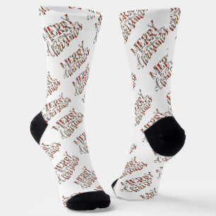Frohe Weihnachten Socken