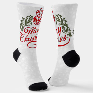 "Frohe Weihnachten" Socken