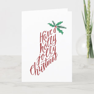 Frohe Weihnachten Socken handschriftlich 