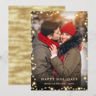 Frohe Weihnachten Sparkle Lights FOTO Gruß