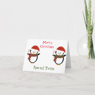 FROHE WEIHNACHTEN "SPEZIELLE ZWILLINGE" KARTE