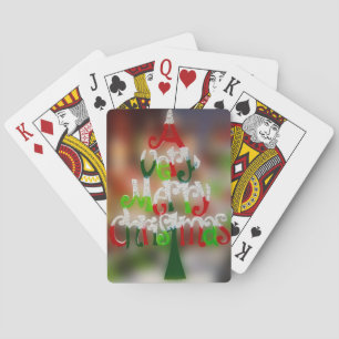 Frohe Weihnachten Spielkarten