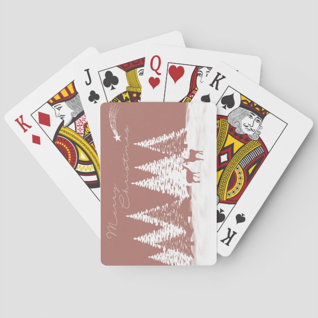 Frohe Weihnachten Spielkarten (Rückseite)
