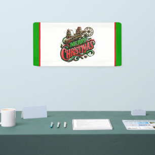 Frohe Weihnachten Steampunk Banner