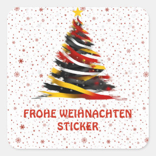 FROHE WEIHNACHTEN STICKER