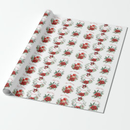 Frohe Weihnachten Stille Nacht Geschenkpapier