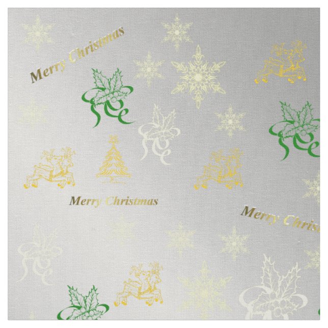 frohe Weihnachten Stoff (Nahaufnahme)
