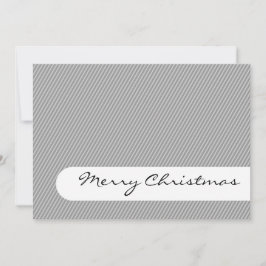 Frohe Weihnachten - Streifen - Grüße Karte