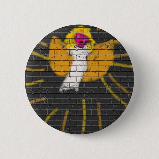 Frohe Weihnachten Sun Moon Angel, Kunst von Kinder Button (Vorderseite)