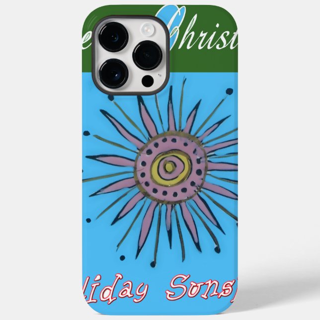 Frohe Weihnachten Sunshine Holiday.png Case-Mate iPhone Hülle (Rückseite)