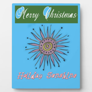 Frohe Weihnachten Sunshine Holiday.png Fotoplatte