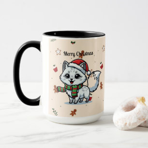 Frohe Weihnachten Süße Hunde-Weihnachtstasse Tasse