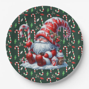 Frohe Weihnachten Süßigkeiten Pappteller