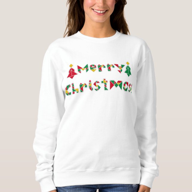 Frohe Weihnachten! Sweatshirt (Vorderseite)