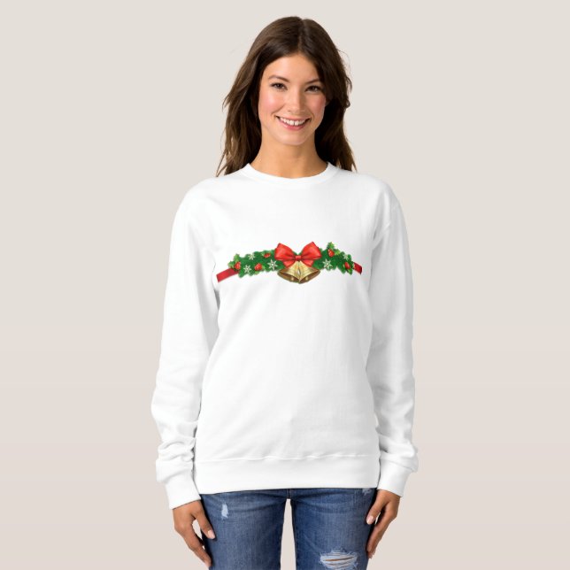 frohe Weihnachten Sweatshirt (Vorne ganz)
