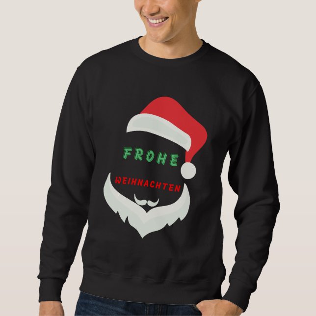 frohe weihnachten sweatshirt (Vorderseite)