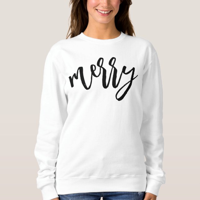 Frohe Weihnachten Sweatshirt (Vorderseite)