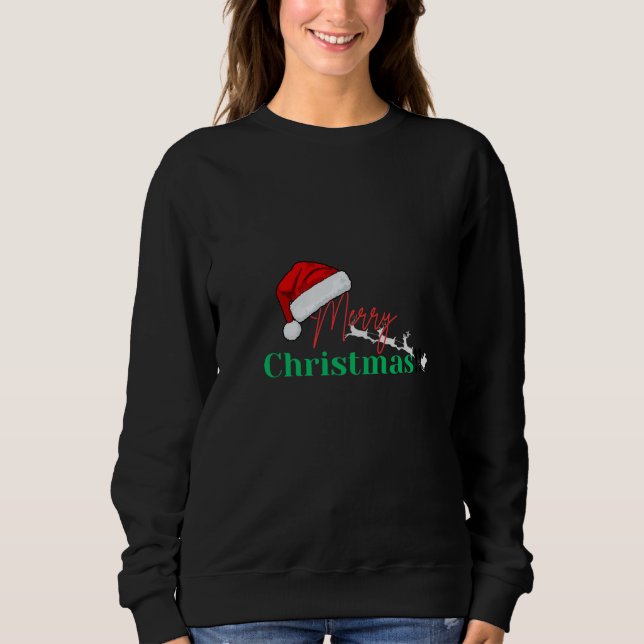 Frohe Weihnachten Sweatshirt (Vorderseite)