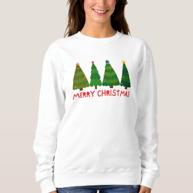Frohe Weihnachten Sweatshirt (Vorderseite)