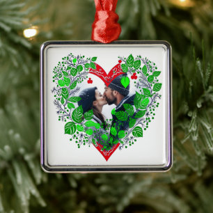Frohe Weihnachten Sweetheart   Weihnachts-Foto Ornament Aus Metall