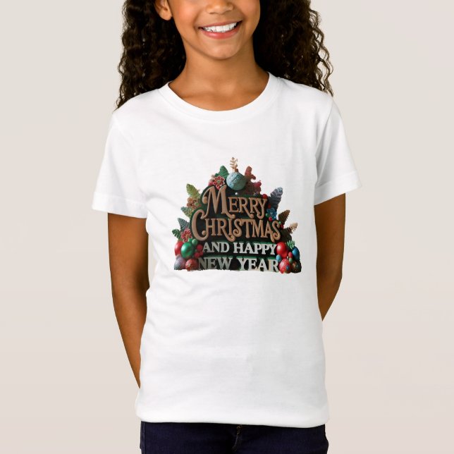 frohe Weihnachten T-Shirt (Vorderseite)