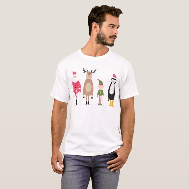 Frohe Weihnachten T-Shirt (Vorne ganz)