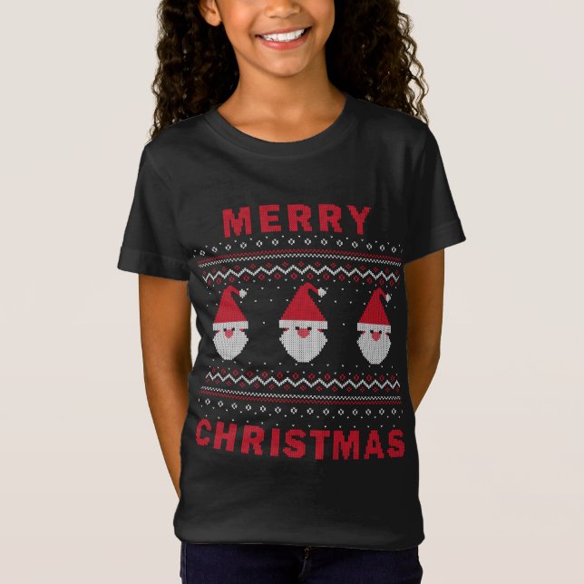 Frohe Weihnachten T-Shirt (Vorderseite)