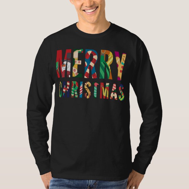 Frohe Weihnachten T-Shirt (Vorderseite)