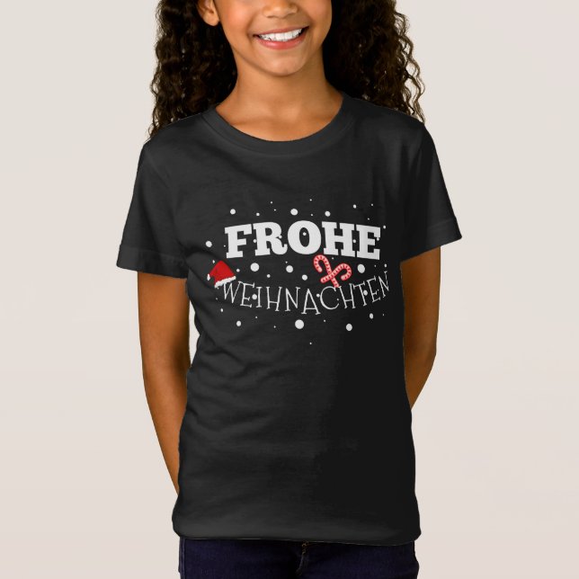 Frohe Weihnachten T-Shirt (Vorderseite)