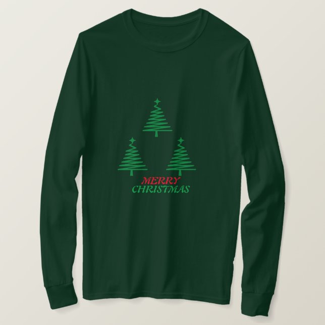 Frohe Weihnachten T-Shirt (Design vorne)