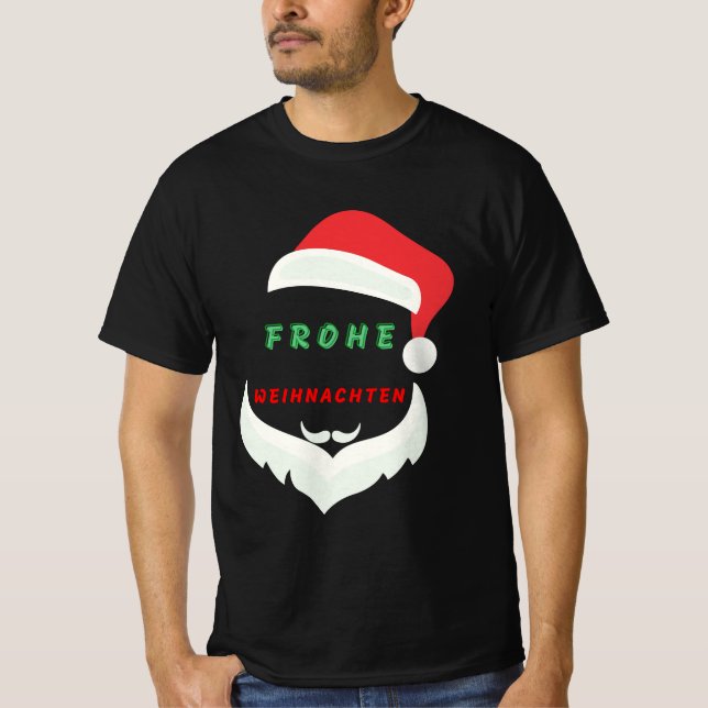 frohe weihnachten T-Shirt (Vorderseite)