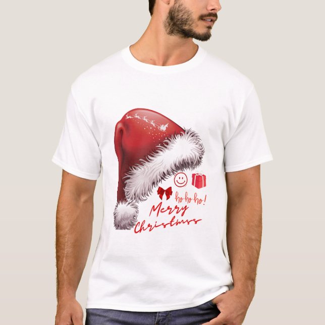 Frohe Weihnachten T-Shirt (Vorderseite)
