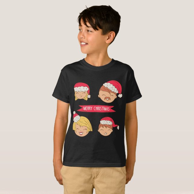 Frohe Weihnachten T-Shirt (Vorne ganz)