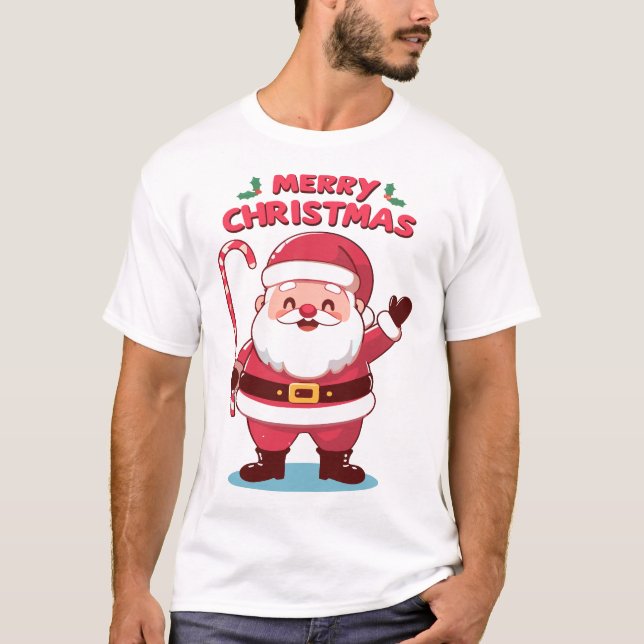 Frohe Weihnachten T-Shirt (Vorderseite)