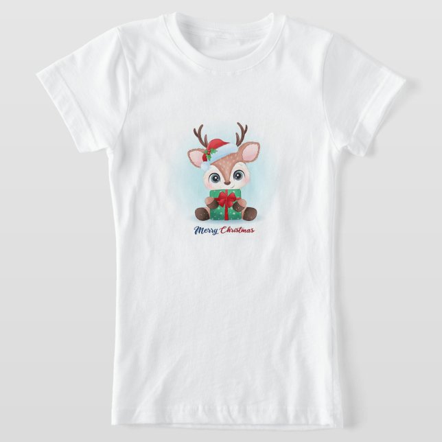 Frohe Weihnachten T-Shirt (Merry Christmas Reindeer T-Shirt!)