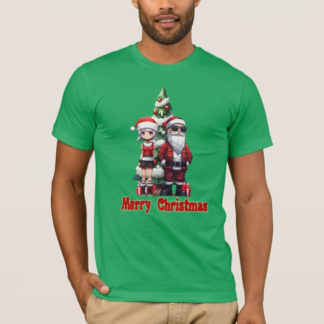 Frohe Weihnachten T-Shirt (Vorderseite)