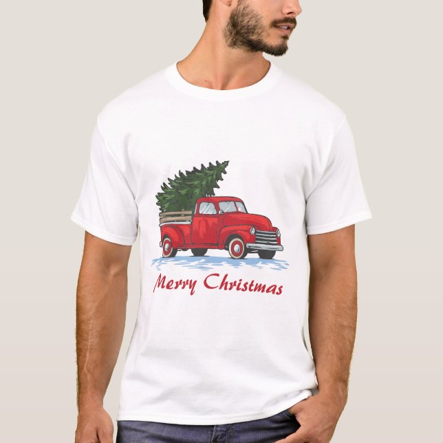 Frohe Weihnachten T-Shirt (Vorderseite)