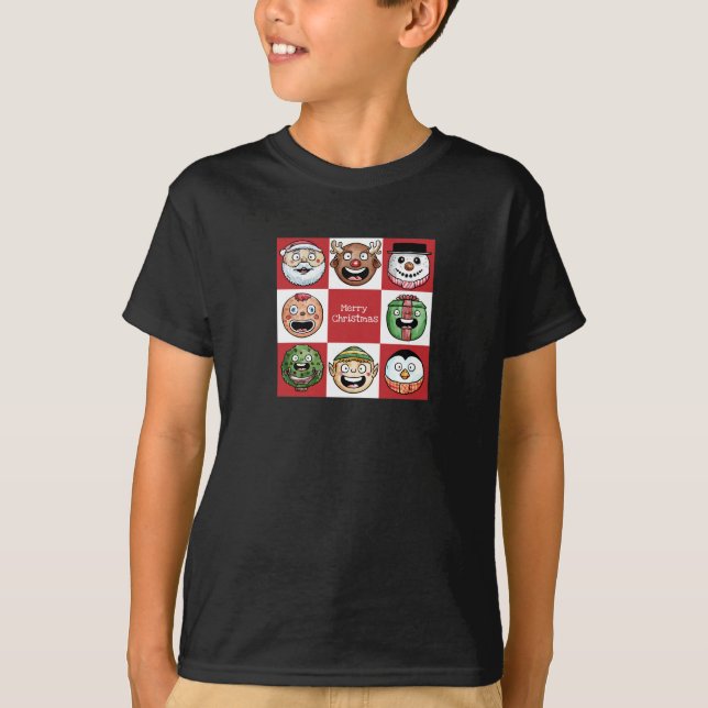 frohe Weihnachten T-Shirt (Vorderseite)